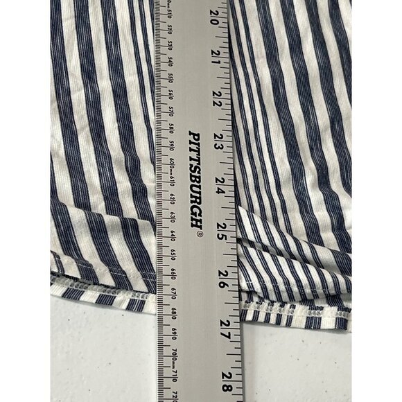 Max Studio Wear It 2 Ways Sleeveless Tunic Size 1X NWT Striped Navy and White - Picture 11 of 11